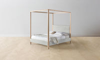 The Thompson Canopy Bed - Performance Textured Tweed Dove