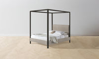 The Thompson Canopy Bed - Performance Tweed Oatmeal