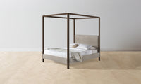 The Thompson Canopy Bed - Performance Tweed Oatmeal