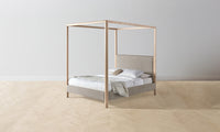 The Thompson Canopy Bed - Performance Tweed Oatmeal