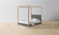 The Thompson Canopy Bed - Performance Tweed Smoke