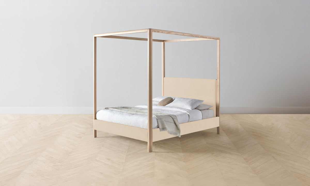 The Thompson Canopy Bed - Performance Velvet Butter