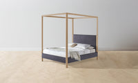 The Thompson Canopy Bed - Performance Velvet Flannel