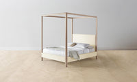 The Thompson Canopy Bed - Performance Woven Chenille Desert