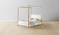 The Thompson Canopy Bed - Performance Woven Chenille Desert