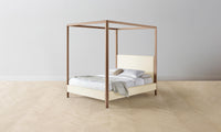 The Thompson Canopy Bed - Performance Woven Chenille Desert