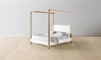 The Thompson Canopy Bed - Performance Woven Chenille Lace