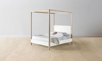 The Thompson Canopy Bed - Performance Woven Chenille Lace