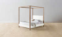 The Thompson Canopy Bed - Performance Woven Chenille Lace