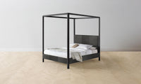 The Thompson Canopy Bed - Tuscan Leather Seal