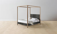 The Thompson Canopy Bed - Tuscan Leather Seal