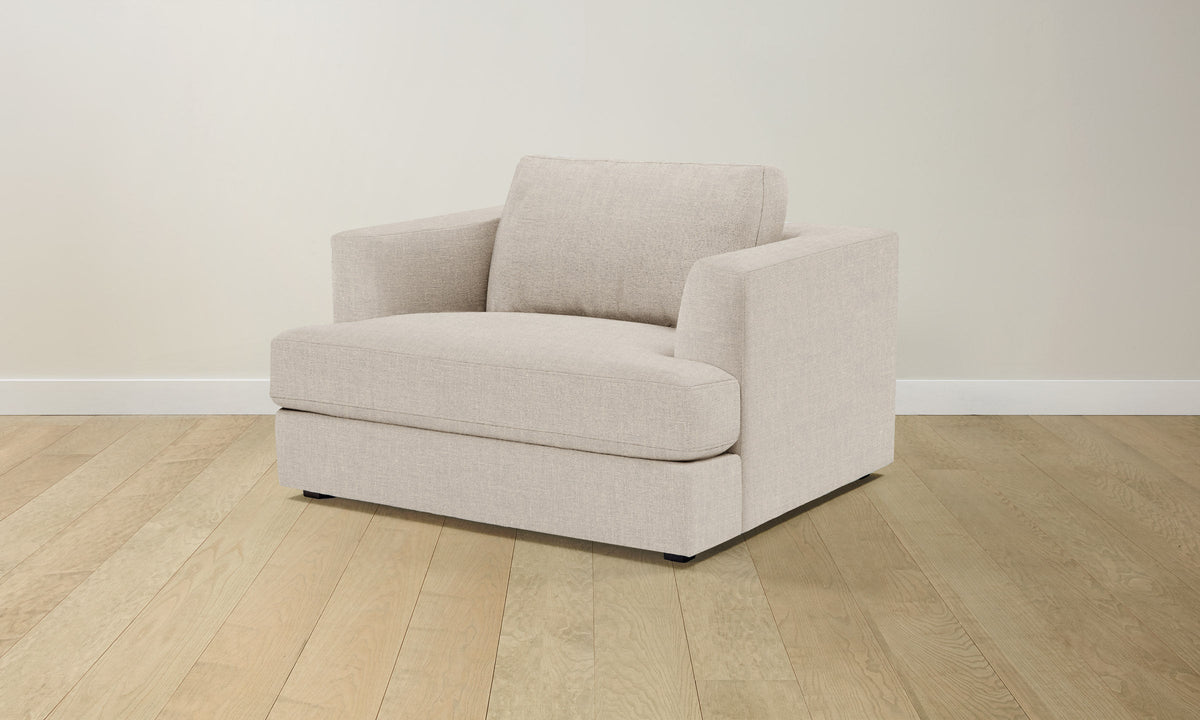 The Varick Chair-and-a-Half - Heritage Belgian Linen Summit