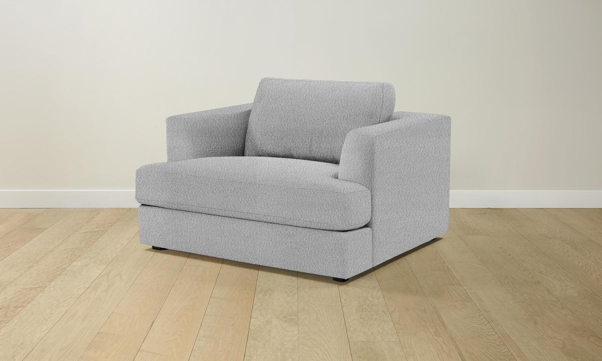 The Varick Chair-and-a-Half - Italian Bouclé Waterfall