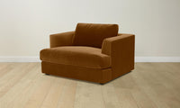 The Varick Chair-and-a-Half - Mohair Brown Sugar