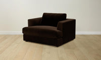 The Varick Chair-and-a-Half - Mohair Chocolate