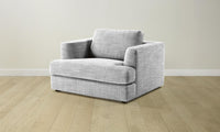 The Varick Chair-and-a-Half - Performance Textured Tweed Alpine