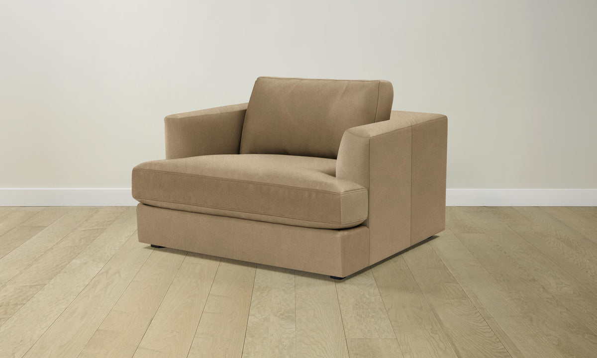 The Varick Chair-and-a-Half - Tuscan Leather Camel