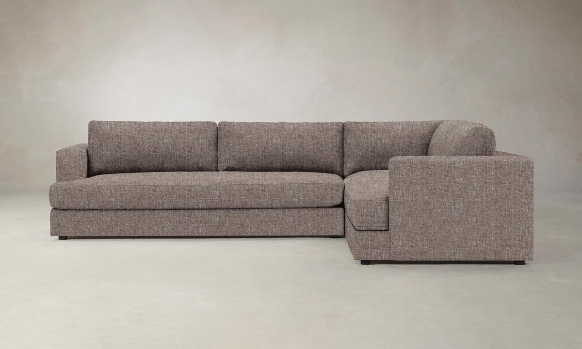 The Varick Sectional - Heritage Belgian Linen Carob