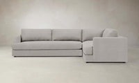 The Varick Sectional - Italian Bouclé Fossil