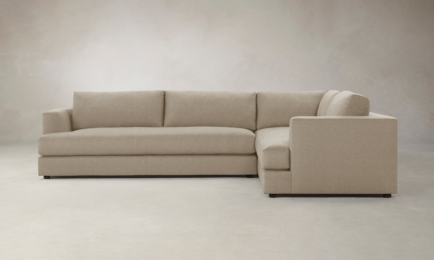 The Varick Sectional - Merino Wheat