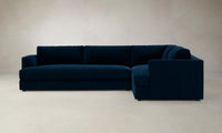 The Varick Sectional - Mohair Admiral