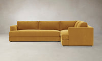 The Varick Sectional - Mohair Amber