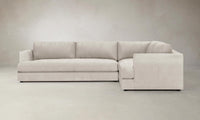 The Varick Sectional - Nubuck Leather Sail