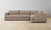 The Varick Sectional - Performance Basketweave Malt