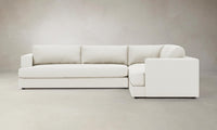 The Varick Sectional - Performance Linen Weave Flour