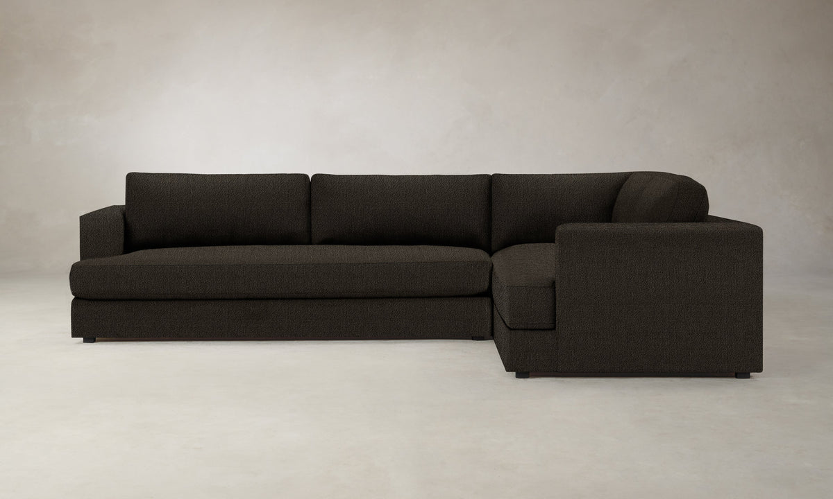 The Varick Sectional - Performance Textural Weave Root