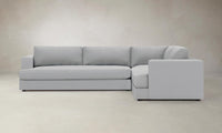 The Varick Sectional - Performance Linen Weave Cloud