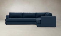 The Varick Sectional - Performance Linen Weave Bay