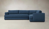 The Varick Sectional - Performance Tweed Denim