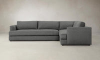 The Varick Sectional - Performance Tweed Smoke