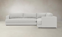 The Varick Sectional - Performance Woven Chenille Steel