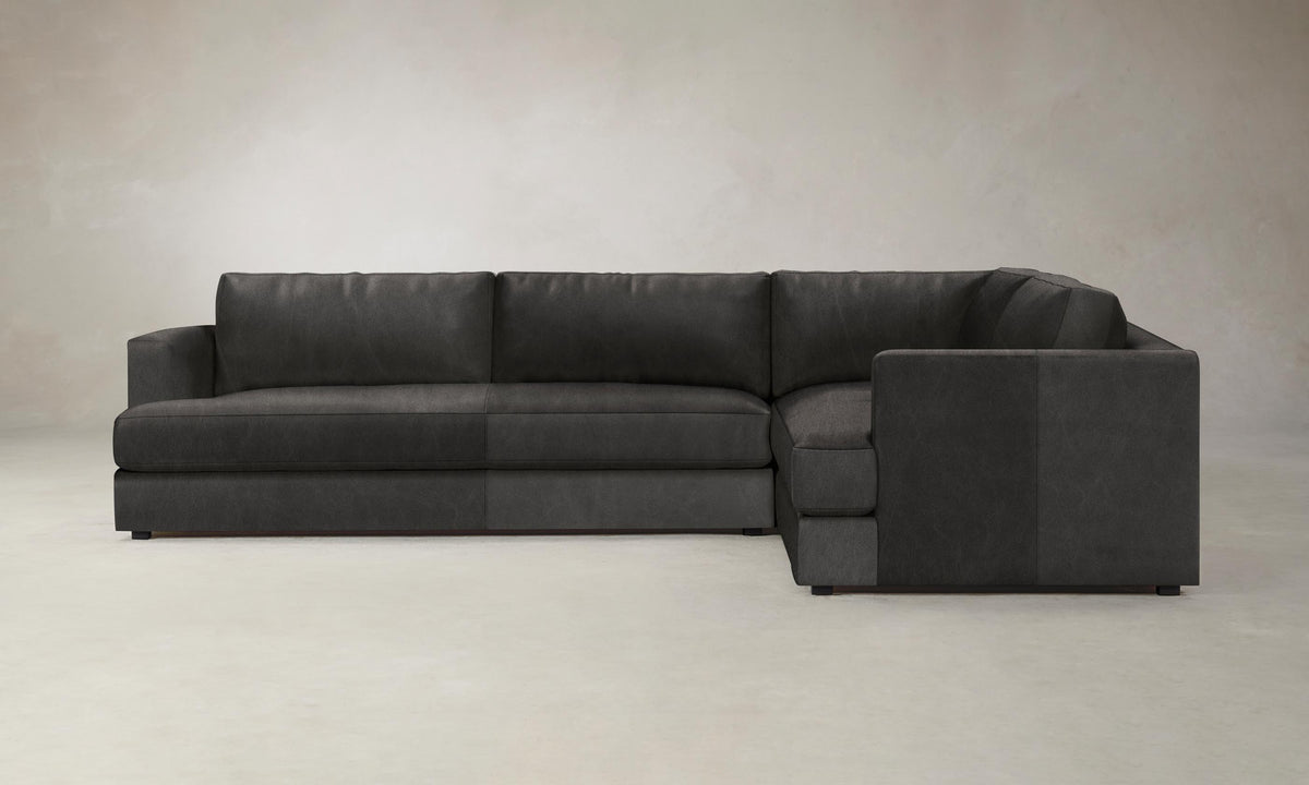 The Varick Sectional - Tuscan Leather Seal