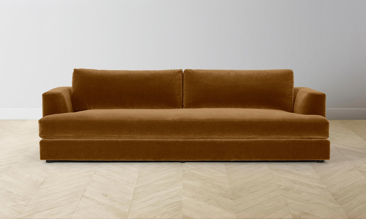 The Varick Sofa - Mohair Brown Sugar