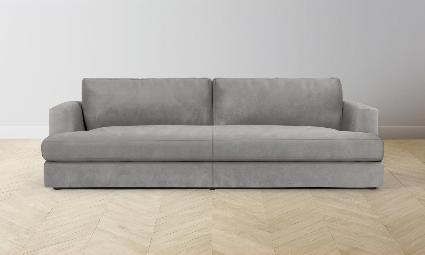 The Varick Sofa - Nubuck Leather Asphalt