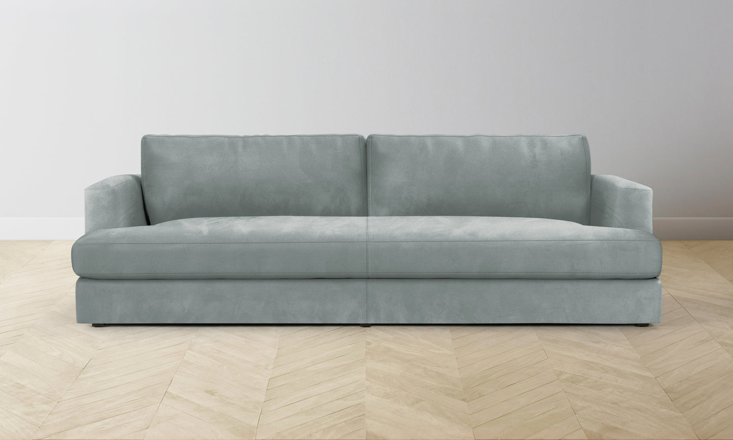 The Varick Sofa - Nubuck Leather Tide