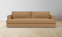 The Varick Sofa - Pebbled Leather Latte