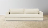 The Varick Sofa - Pebbled Leather Swan