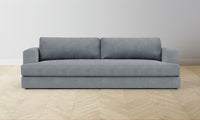 The Varick Sectional - Performance Melange Weave Aegean