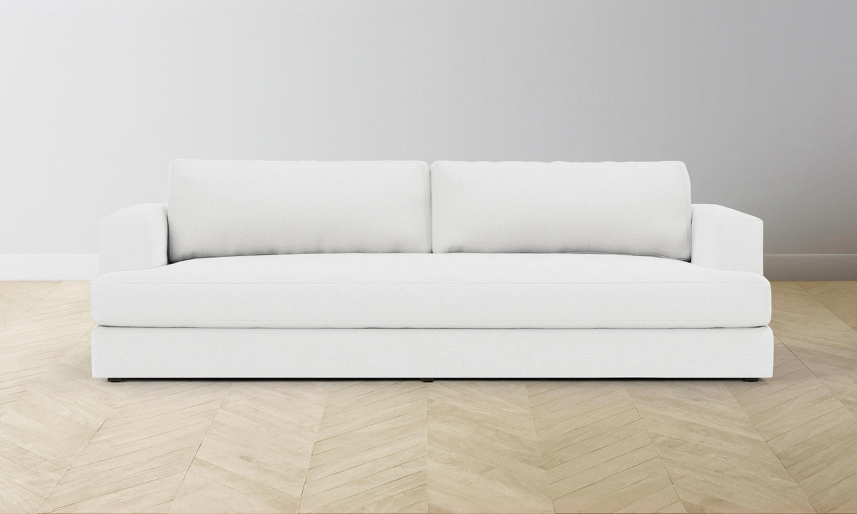 The Varick Sectional - Performance Linen Weave Pure White