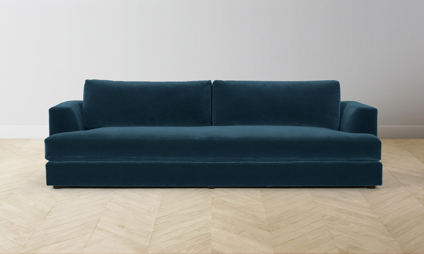 The Varick Sectional - Performance Velvet Lagoon