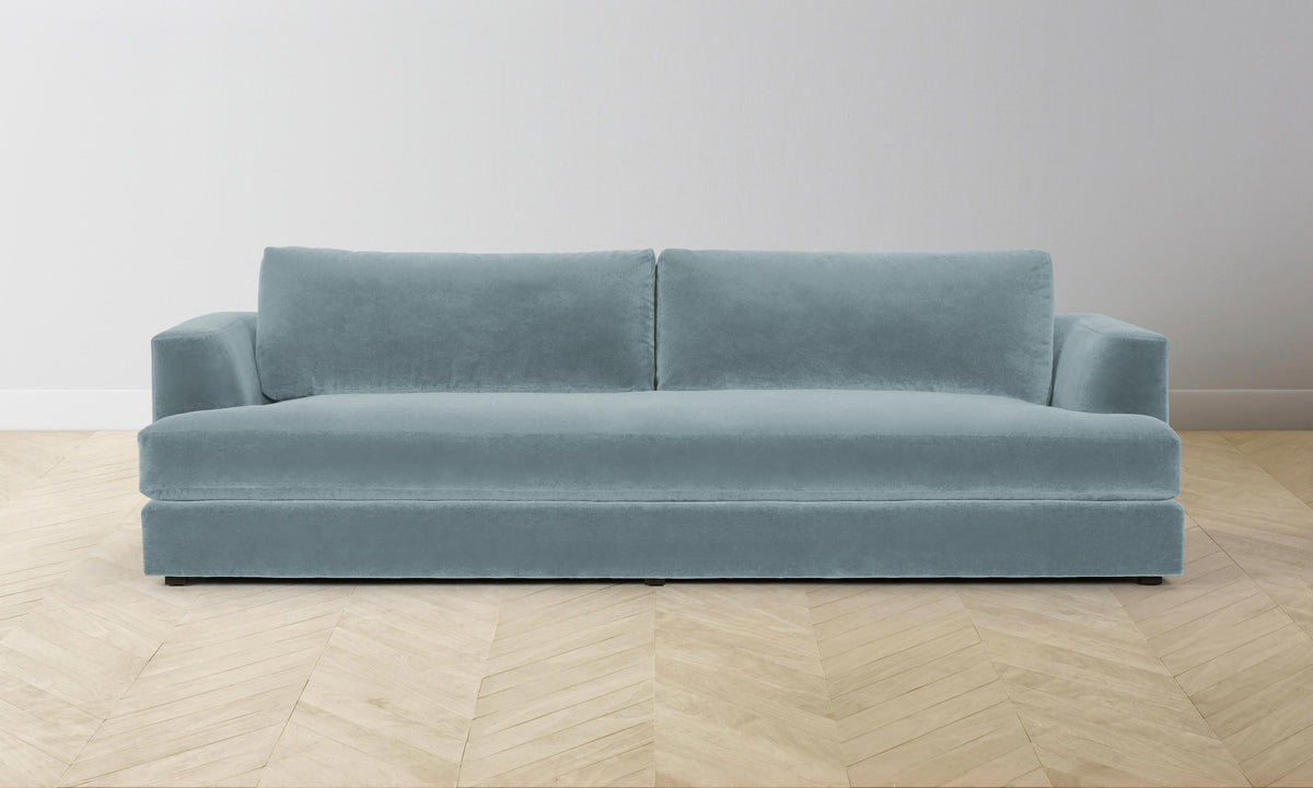 The Varick Sofa - Performance Velvet Sky