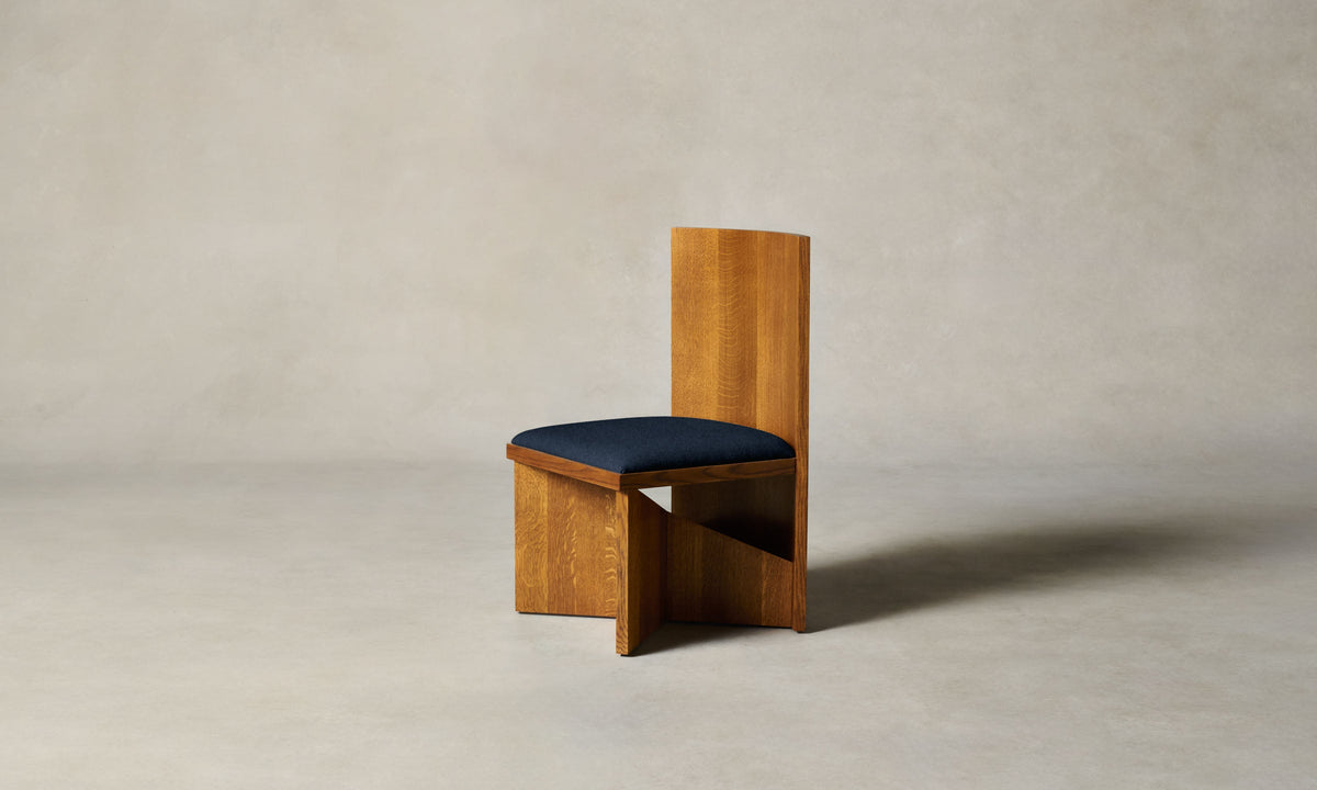 The Venice Chair - Italian Brushed Wool Harbor