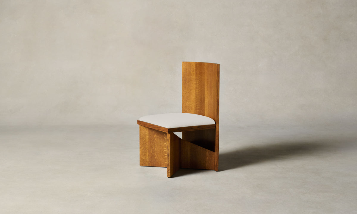 The Venice Chair - Italian Brushed Wool Vanilla