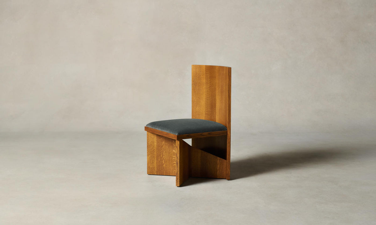 The Venice Chair - Mohair Fog