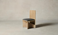 The Venice Chair - Pebbled Leather Ash