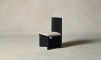 The Venice Chair - Pebbled Leather Stone